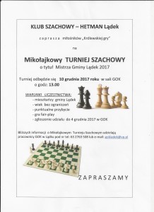 Ogł turniej szachowy 2017