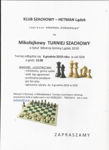 Turniej szachowy 2019